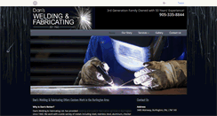 Desktop Screenshot of danswelding.com